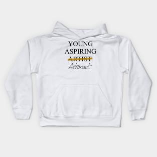 Young Aspiring Astronaut Kids Hoodie